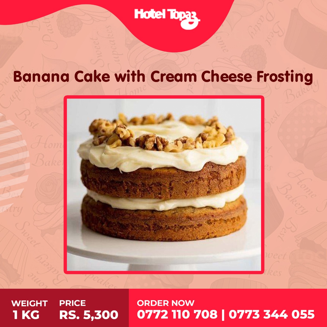 Kek Malaysia | Gula Melaka Banana Cake | Online Bakery Near Me